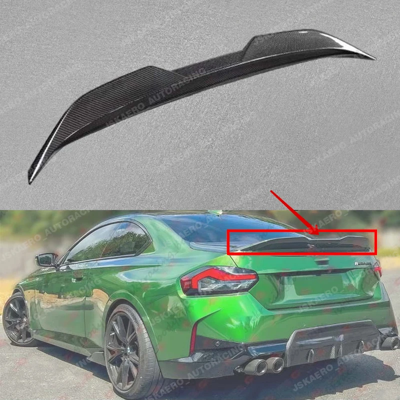 For BMW 22-25 G42 2Series M240i G87 M2 Dry Carbon Fiber Rear Trunk Spoiler Wing car bodykits
For BMW 22-25 G42 2Series M240i G87 M2 Dry Carbon Fiber Rear Trunk Spoiler Wing car bodykits