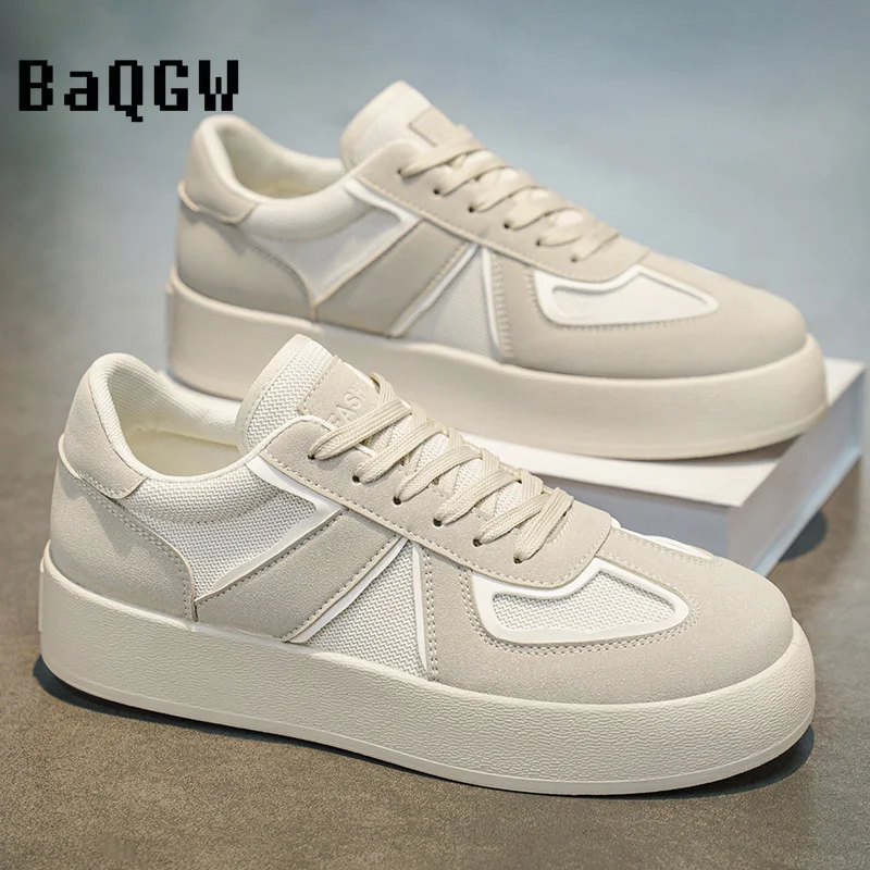 Кеды унисекс на толстой подошве в стиле ретро с цветными вставками из канваса и замши для повседневной носки и прогулок
Кеды унисекс на толстой подошве в стиле ретро с цветными вставками из канваса и замши для повседневной носки и прогулок