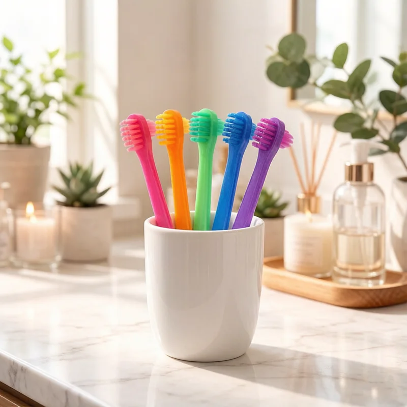 NEW Dual Head T-shape Denture Toothbrush 1/5/10 Pcs Plastic False Teeth Brush Portable Braces Retainer Descaling Cleaning Brush
NEW Dual Head T-shape Denture Toothbrush 1/5/10 Pcs Plastic False Teeth Brush Portable Braces Retainer Descaling Cleaning Brush