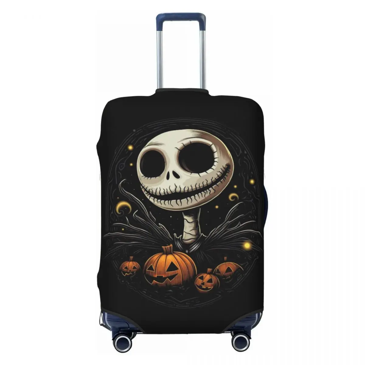 Чехол для багажа на Хэллоуин Джека Скеллингтона на заказ, эластичный дорожный чемодан, защитные чехлы, костюм для 18-32 дюймов 
Чехол для багажа на Хэллоуин Джека Скеллингтона на заказ, эластичный дорожный чемодан, защитные чехлы, костюм для 18-32 дюймов