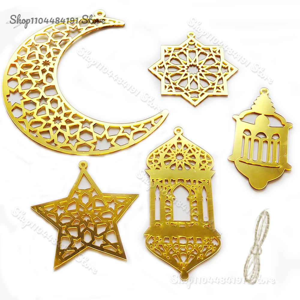 Ramadan Hanging Decoration Acrylic Eid Mubarak Moon Star Lantern Pendant Ramadan Decoration 2025 Eid Party Ornament for Home
Ramadan Hanging Decoration Acrylic Eid Mubarak Moon Star Lantern Pendant Ramadan Decoration 2025 Eid Party Ornament for Home