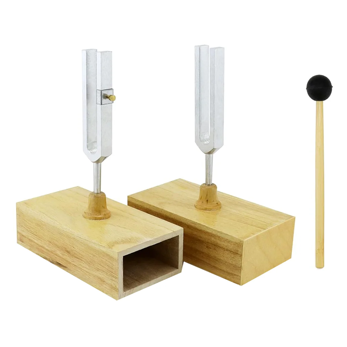 2 Pack Tuning Fork 440HZ Virbration Tuning Fork with Resonance Box for Sound Therapy, Yoga, Meditation and Relaxation-ABJQ
2 Pack Tuning Fork 440HZ Virbration Tuning Fork with Resonance Box for Sound Therapy, Yoga, Meditation and Relaxation-ABJQ