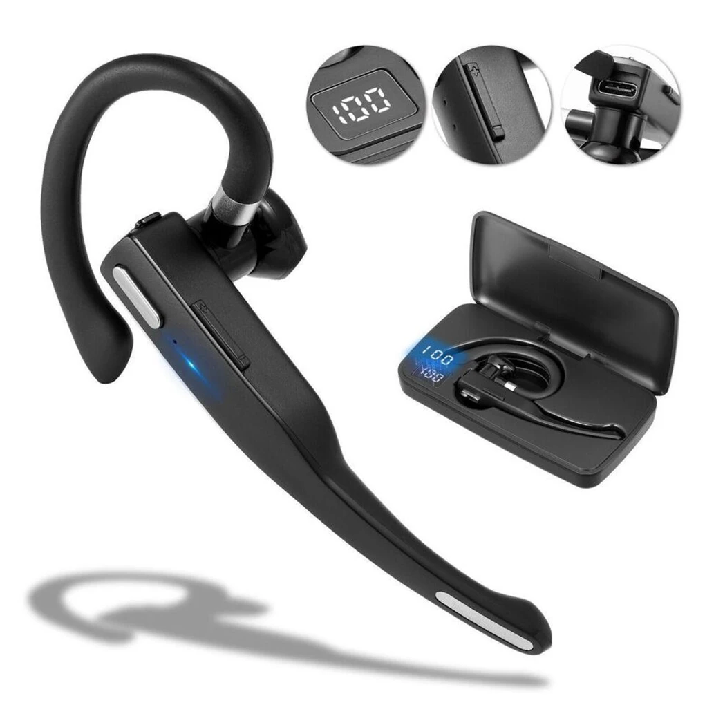 -Long Playtime Earphone With Blue-tooth 1 Connection Headphones With Microphone Headset Hifi
-Long Playtime Earphone With Blue-tooth 1 Connection Headphones With Microphone Headset Hifi