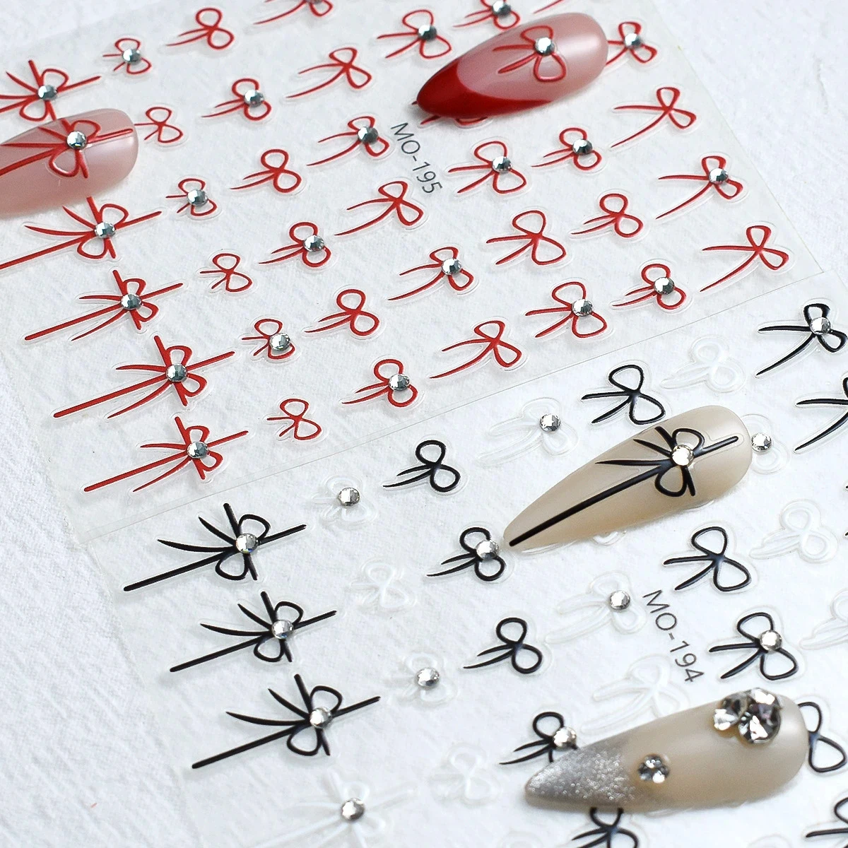5D Embossed Cute Butterfly Bow Nail Art Decals Diamonds Studs Red Black White Bowknots Nails Stickers Decorations for Manicure
5D Embossed Cute Butterfly Bow Nail Art Decals Diamonds Studs Red Black White Bowknots Nails Stickers Decorations for Manicure