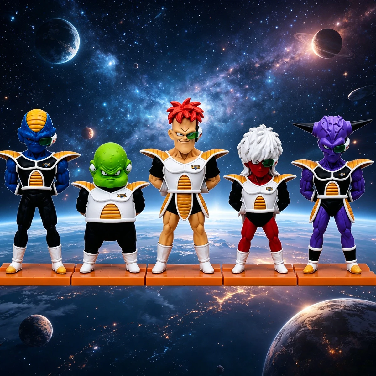Anime Dragon Ball Z Frieza Ginyu Force Figures Ver. Pvc Action Figure Battle Statue Collectible Dbz Model Toys Doll
Anime Dragon Ball Z Frieza Ginyu Force Figures Ver. Pvc Action Figure Battle Statue Collectible Dbz Model Toys Doll