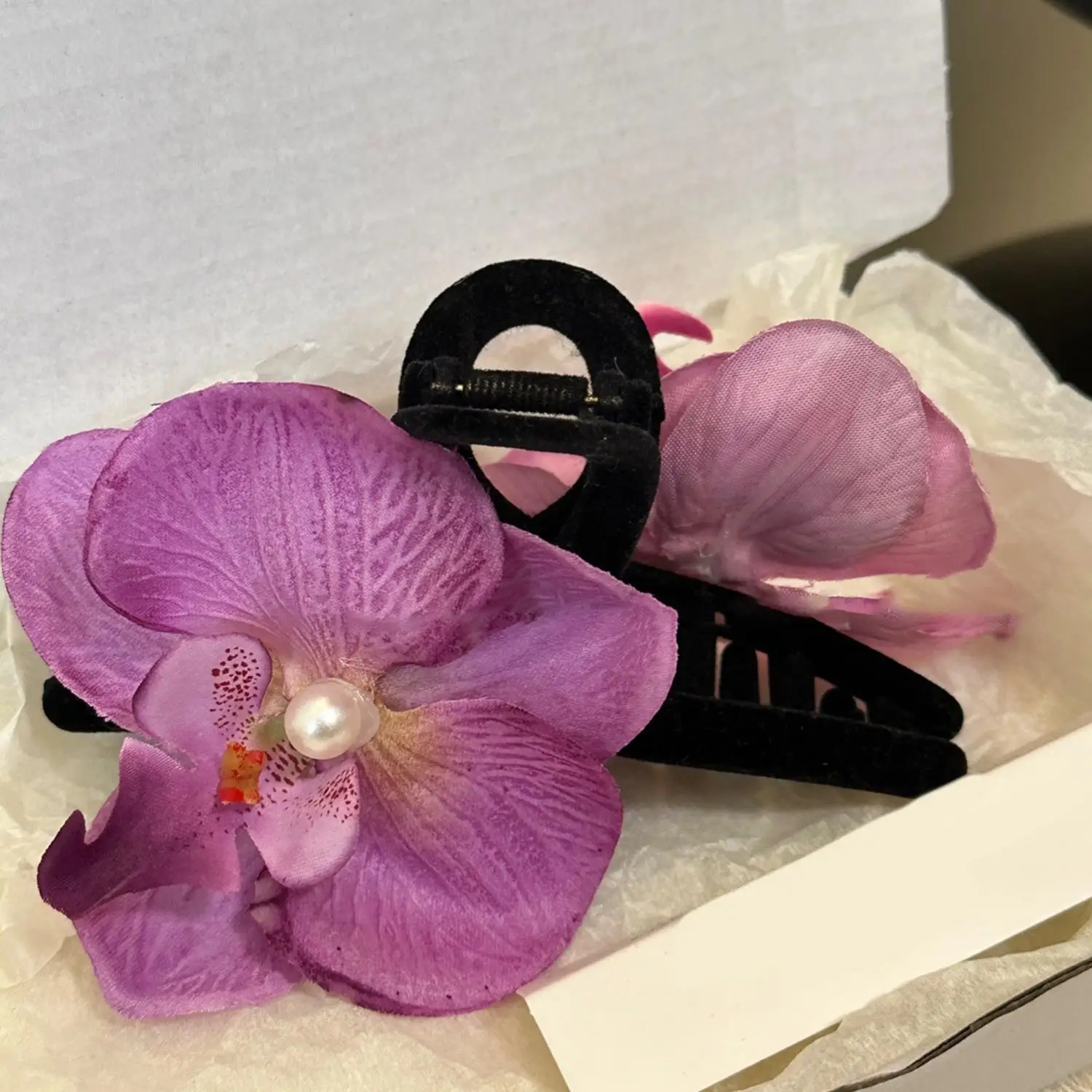 Hair Accessories Flower Hair Clip Hair Ornament Blue Orchid Hairpin Side Barrettes Headdress Bohemia Barrettes
Hair Accessories Flower Hair Clip Hair Ornament Blue Orchid Hairpin Side Barrettes Headdress Bohemia Barrettes