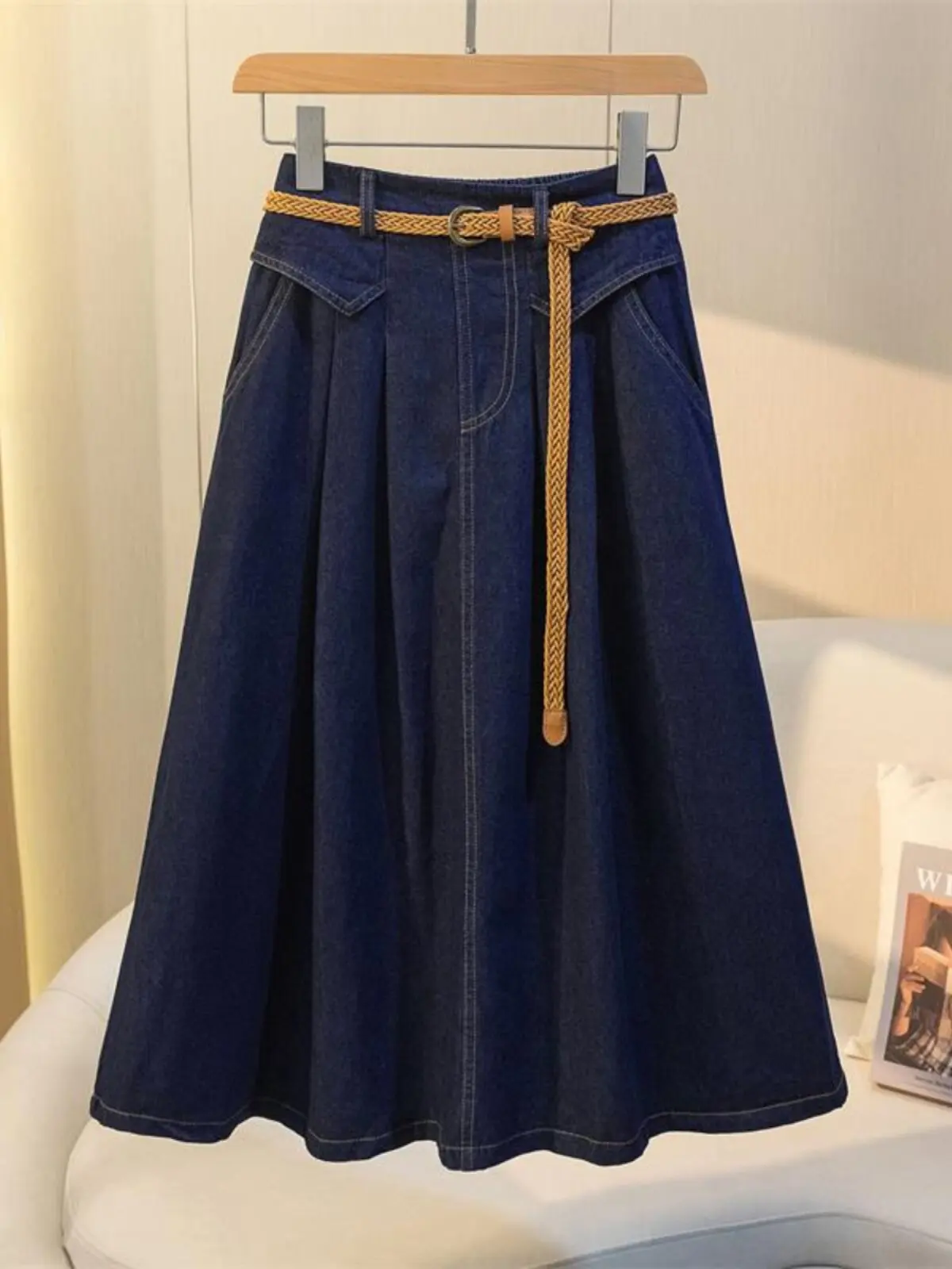 2026 Spring Autumn Vintage High Waist Denim Skirt Women Plus Size A Line Slimming Tummy Control Jean Skirt
2026 Spring Autumn Vintage High Waist Denim Skirt Women Plus Size A Line Slimming Tummy Control Jean Skirt