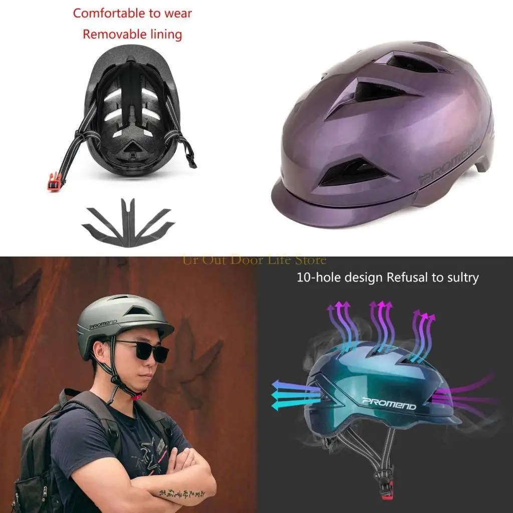 77UF Premium Helmet for Men and Women, Safety Certificate Cycling Helmets
77UF Premium Helmet for Men and Women, Safety Certificate Cycling Helmets