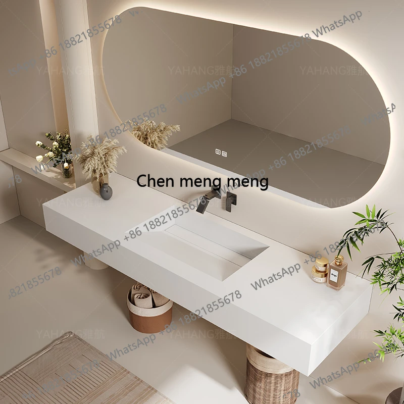 Custom-Designed Slanted Basin Bathroom Furniture Vanity Set with Integrated Stone Slab Single/Dual Basin Sink Modern Vanity
Custom-Designed Slanted Basin Bathroom Furniture Vanity Set with Integrated Stone Slab Single/Dual Basin Sink Modern Vanity