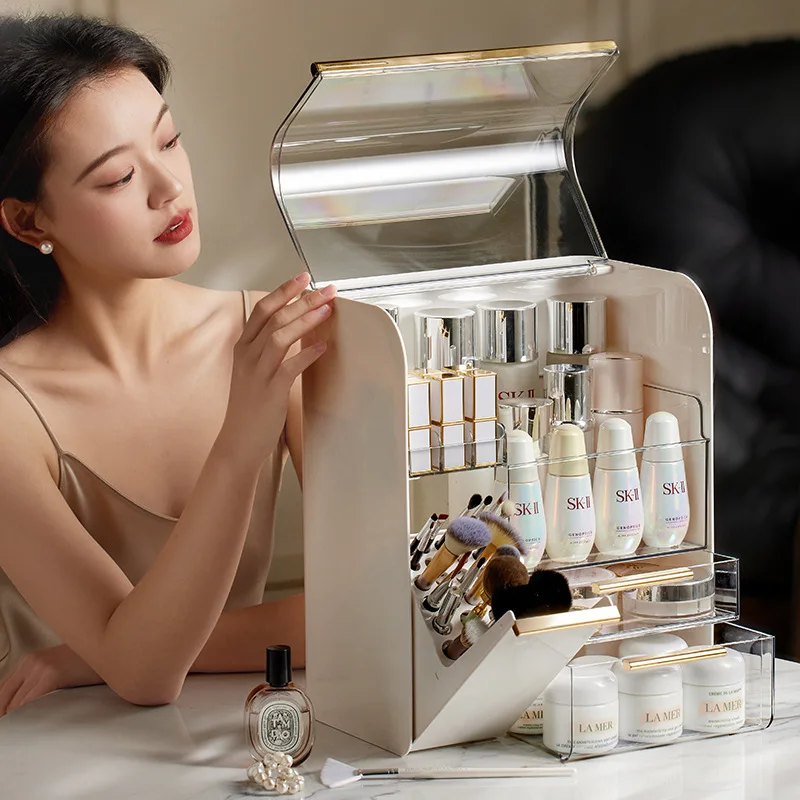Большой прозрачный органайзер для косметики и украшений с выдвижными ящиками, многослойный, многофункциональный, для рабочего стола
Большой прозрачный органайзер для косметики и украшений с выдвижными ящиками, многослойный, многофункциональный, для рабочего стола