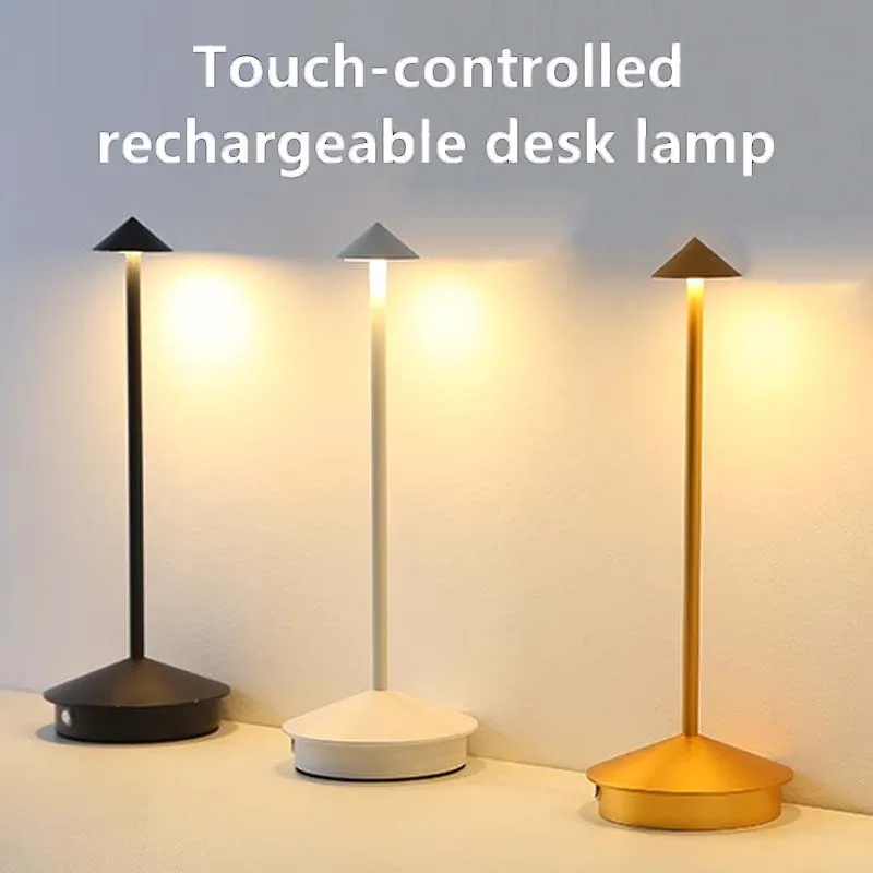 Rechargeable LED Table Lamp Touch Desktop Night Lamp 3 Colors Dimmable Creative Bedroom Bar Hotel Coffee Table Decor Lighting
Rechargeable LED Table Lamp Touch Desktop Night Lamp 3 Colors Dimmable Creative Bedroom Bar Hotel Coffee Table Decor Lighting