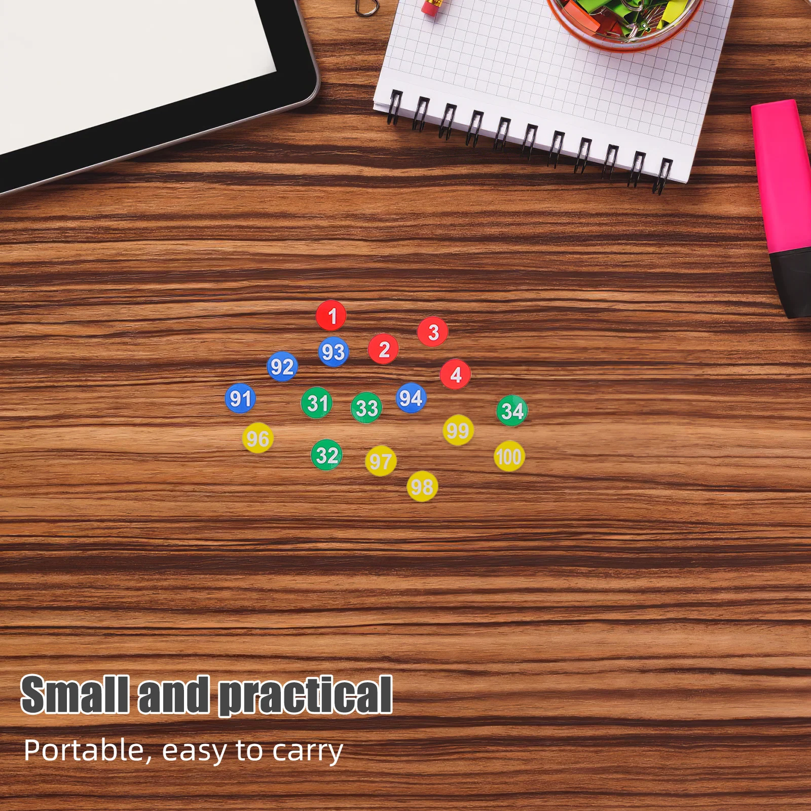 60 листов 1-100 многоцветных круглых наклеек с номерами, этикетки с цветовой кодировкой для офиса, класса, самоклеящиеся точечные этикетки
60 листов 1-100 многоцветных круглых наклеек с номерами, этикетки с цветовой кодировкой для офиса, класса, самоклеящиеся точечные этикетки