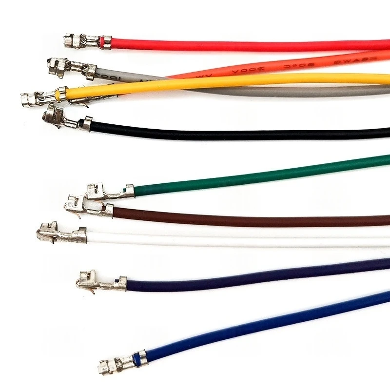 100PCS XH2.54mm Pitch Single Head Color Terminal Wires 26AWG/24AWG/22AWG Red Black Electronic Connector Wires 10/20/30/40/50CM
100PCS XH2.54mm Pitch Single Head Color Terminal Wires 26AWG/24AWG/22AWG Red Black Electronic Connector Wires 10/20/30/40/50CM