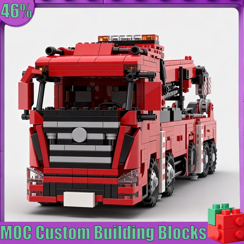 NEW 1171 Parts Heavy Duty Tow Truck MOC Model Custom Puzzle DIY Assembly Educational Toy Gift Collection Display Creative Blocks
NEW 1171 Parts Heavy Duty Tow Truck MOC Model Custom Puzzle DIY Assembly Educational Toy Gift Collection Display Creative Blocks