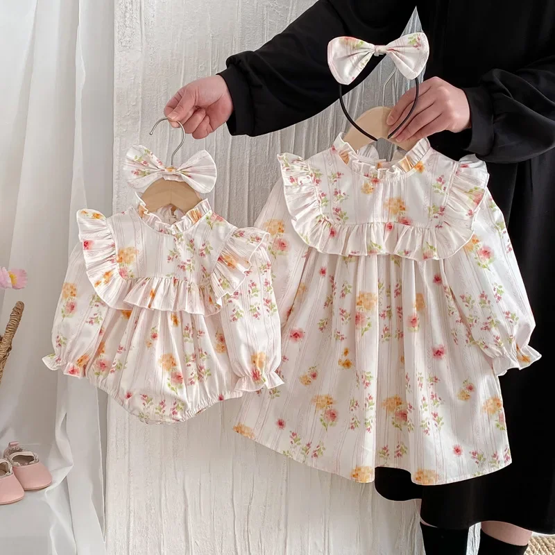 Big Sister Little Sister Matching Cotton Clothes Sisters Twins Clothing Girl and Baby Princess Outfit Infant Bodysuit Kids Dress
Big Sister Little Sister Matching Cotton Clothes Sisters Twins Clothing Girl and Baby Princess Outfit Infant Bodysuit Kids Dress