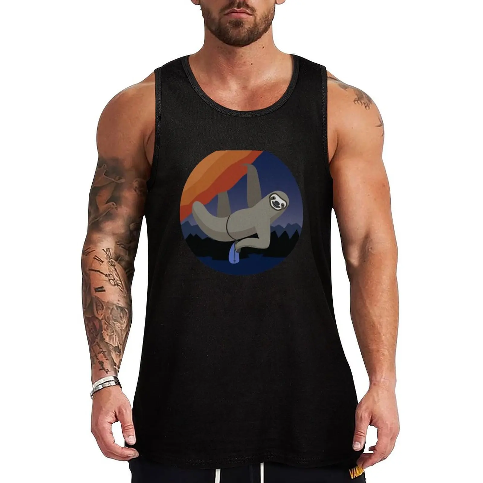 Rock Climbing Sloth | Red Rocks Night Mode Tank Top Men's clothes Body man T-shirt men sports suits
Rock Climbing Sloth | Red Rocks Night Mode Tank Top Men's clothes Body man T-shirt men sports suits