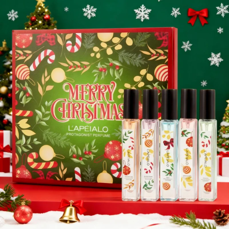 Рождественский подарочный набор духов ограниченной серии, прочный 10 мл, женский образец парфюмерии, туалетная вода со свежими фруктами и цветочным рисунком, Рождественский подарок
Рождественский подарочный набор духов ограниченной серии, прочный 10 мл, женский образец парфюмерии, туалетная вода со свежими фруктами и цветочным рисунком, Рождественский подарок