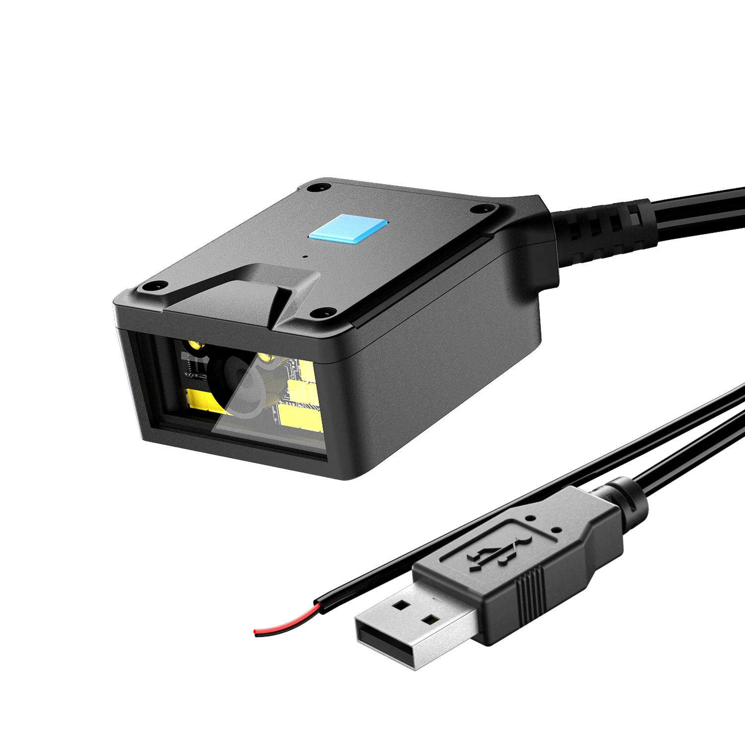 NETUM 2D Embedded Fixed Barcode Scanner Scan Engine, Industrial QR Barcode Reader Automatic Induction Scanning