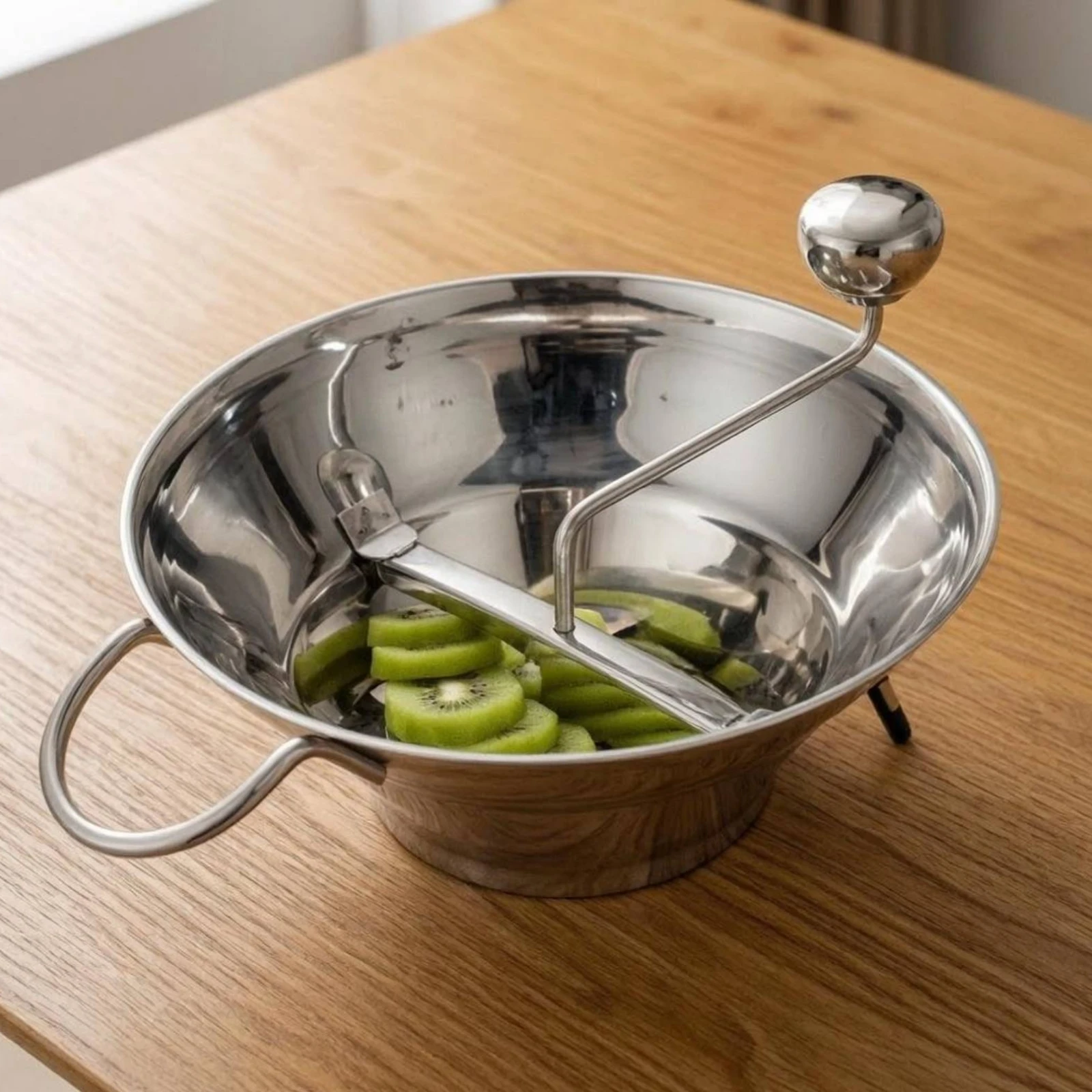 Stainless Steel Food Mill Rust Resistant Jam Processor Mill Tomato Strainer Heavy Duty Kitchen Tool Removable Discs
Stainless Steel Food Mill Rust Resistant Jam Processor Mill Tomato Strainer Heavy Duty Kitchen Tool Removable Discs