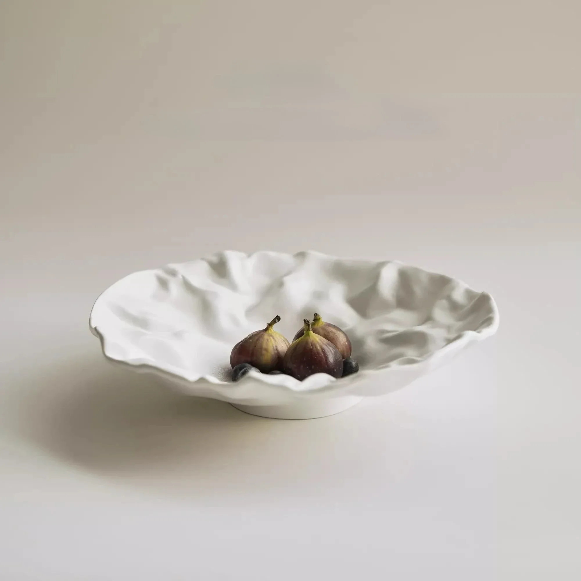 Ceramic Fruit Plate Porcelain Plate Folded Pattern Dining Plates Dishes Kitchen Plates Dishes White Porcelain Tray Tableware
Ceramic Fruit Plate Porcelain Plate Folded Pattern Dining Plates Dishes Kitchen Plates Dishes White Porcelain Tray Tableware