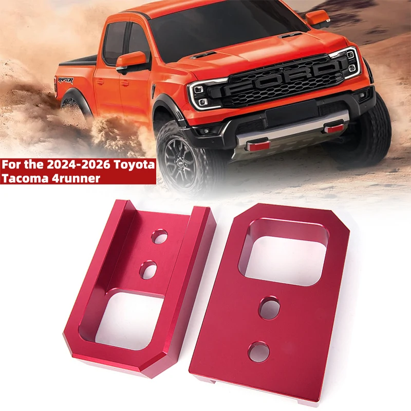 Red Front and Rear Bumper Bar Towing Trailer Hook Aluminum Alloy Trailer Hook Kit For Toyota Tacoma 2024 2025 / 4Runner 2025
Red Front and Rear Bumper Bar Towing Trailer Hook Aluminum Alloy Trailer Hook Kit For Toyota Tacoma 2024 2025 / 4Runner 2025