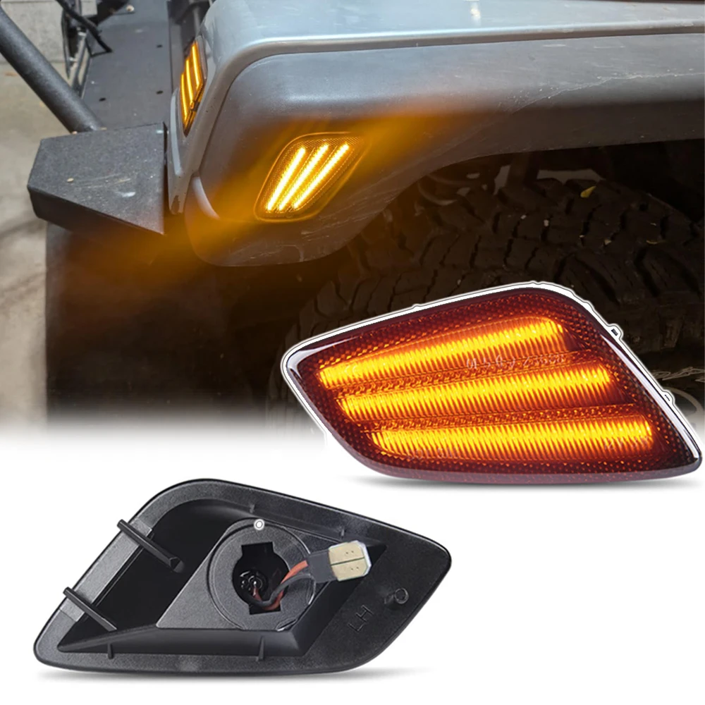 For Jeep Wrangler TJ 1997-2006 Repeat Blinker Front Fender LED Side Marker Flash Warning Indicator Lamp Auto Assembly Parts
For Jeep Wrangler TJ 1997-2006 Repeat Blinker Front Fender LED Side Marker Flash Warning Indicator Lamp Auto Assembly Parts