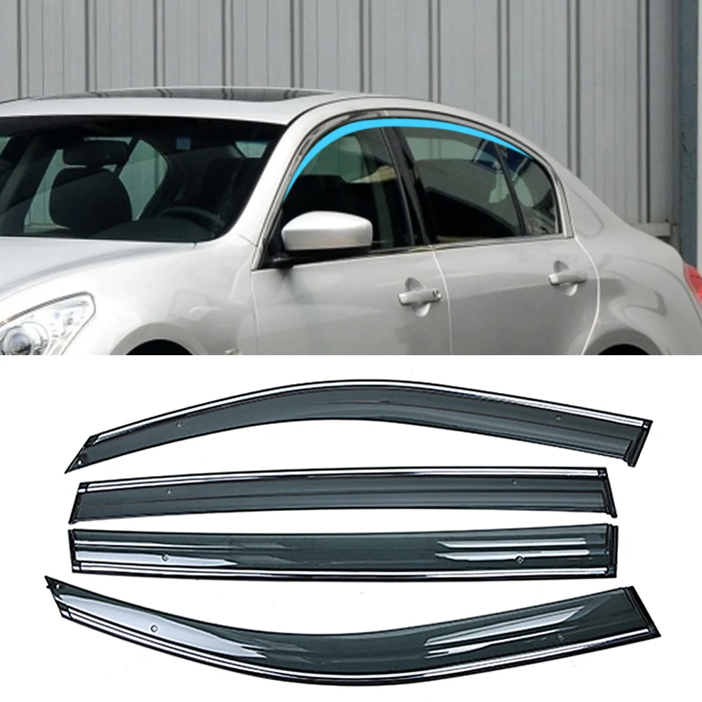 For Infiniti G-series G25 G35 G37 Q40 V36 2007-2015 Car Window Sun Rain Shade Visors Shield Shelter Protector Cover Trim Frame
For Infiniti G-series G25 G35 G37 Q40 V36 2007-2015 Car Window Sun Rain Shade Visors Shield Shelter Protector Cover Trim Frame