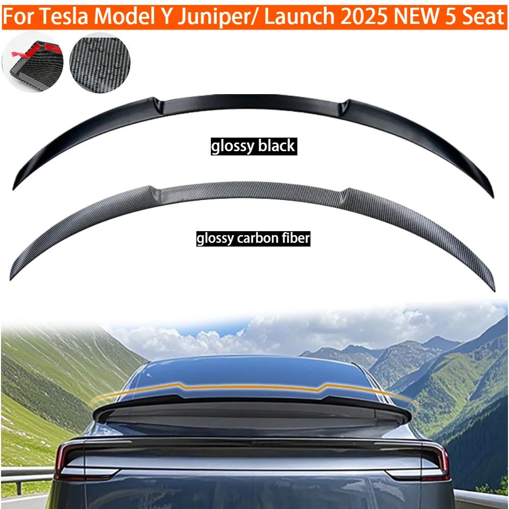 Rear Trunk Lip Tail Wing Spoiler for Tesla Model Y Juniper/ Launch 2025 NEW 5 Seat
Rear Trunk Lip Tail Wing Spoiler for Tesla Model Y Juniper/ Launch 2025 NEW 5 Seat