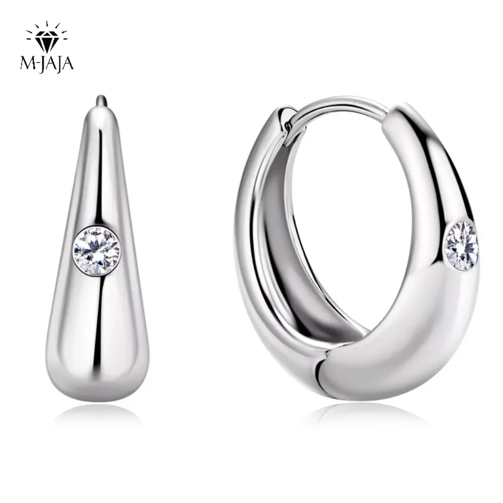 M-JAJA 2.5MM Moissannite Hoop Earrings for Women/Men 18K Gold Plated S925 Sterling Silver Diamond Earrings Party Fine Jewelry
M-JAJA 2.5MM Moissannite Hoop Earrings for Women/Men 18K Gold Plated S925 Sterling Silver Diamond Earrings Party Fine Jewelry