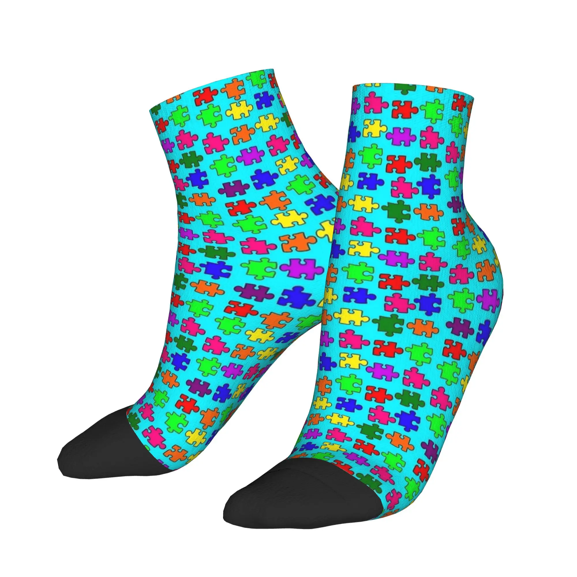 Bright Cyan Background Autism Rainbow Puzzle Ankle Socks Design Casual Socks Spring Non Skid Running Sports Quality Sock For Men
Bright Cyan Background Autism Rainbow Puzzle Ankle Socks Design Casual Socks Spring Non Skid Running Sports Quality Sock For Men