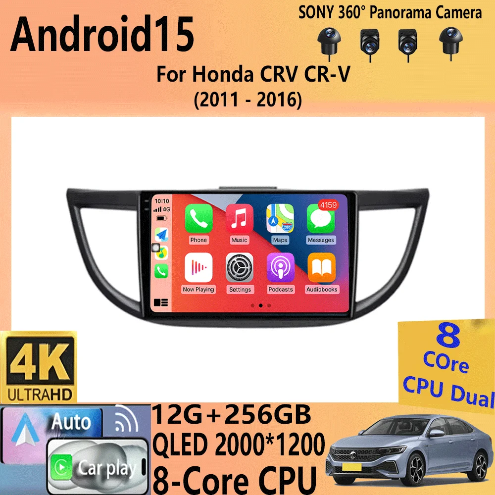 Car Radio Android 15 Carplay For Honda CRV CR-V 2011 2012 2013 2014-2016 Multimedia Player GPS Navigation Head Unit 2din Stereo
Car Radio Android 15 Carplay For Honda CRV CR-V 2011 2012 2013 2014-2016 Multimedia Player GPS Navigation Head Unit 2din Stereo