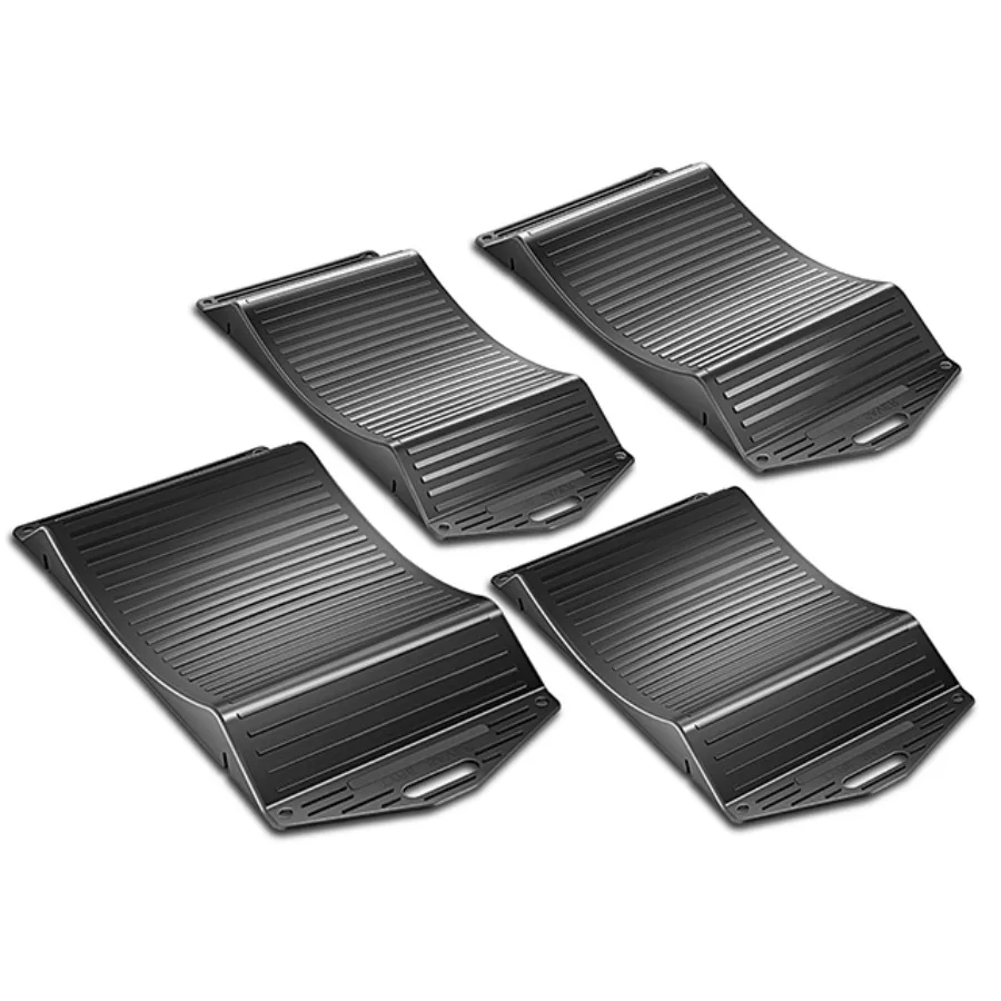 Set of 4 Premium Tire Saver Ramps - Anti-Slip Hard Plastic Design for Flat Spot and Flat Tire Prevention, Easy-to-Carry Tire Savers Ramps
Set of 4 Premium Tire Saver Ramps - Anti-Slip Hard Plastic Design for Flat Spot and Flat Tire Prevention, Easy-to-Carry Tire Savers Ramps