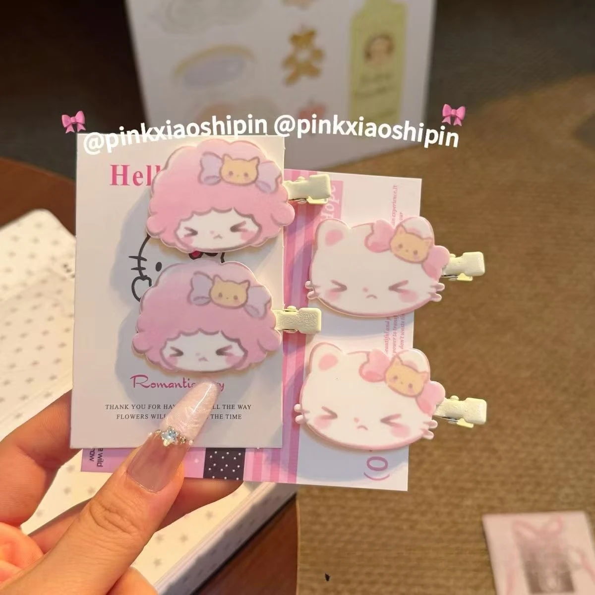 2Pcs INS Sanrio My Sweet Piano Hello Kitty Animal Hair Clip Set Pink Cartoon Acrylic Barrettes Hairclips For Women Girls Jewelry
2Pcs INS Sanrio My Sweet Piano Hello Kitty Animal Hair Clip Set Pink Cartoon Acrylic Barrettes Hairclips For Women Girls Jewelry
