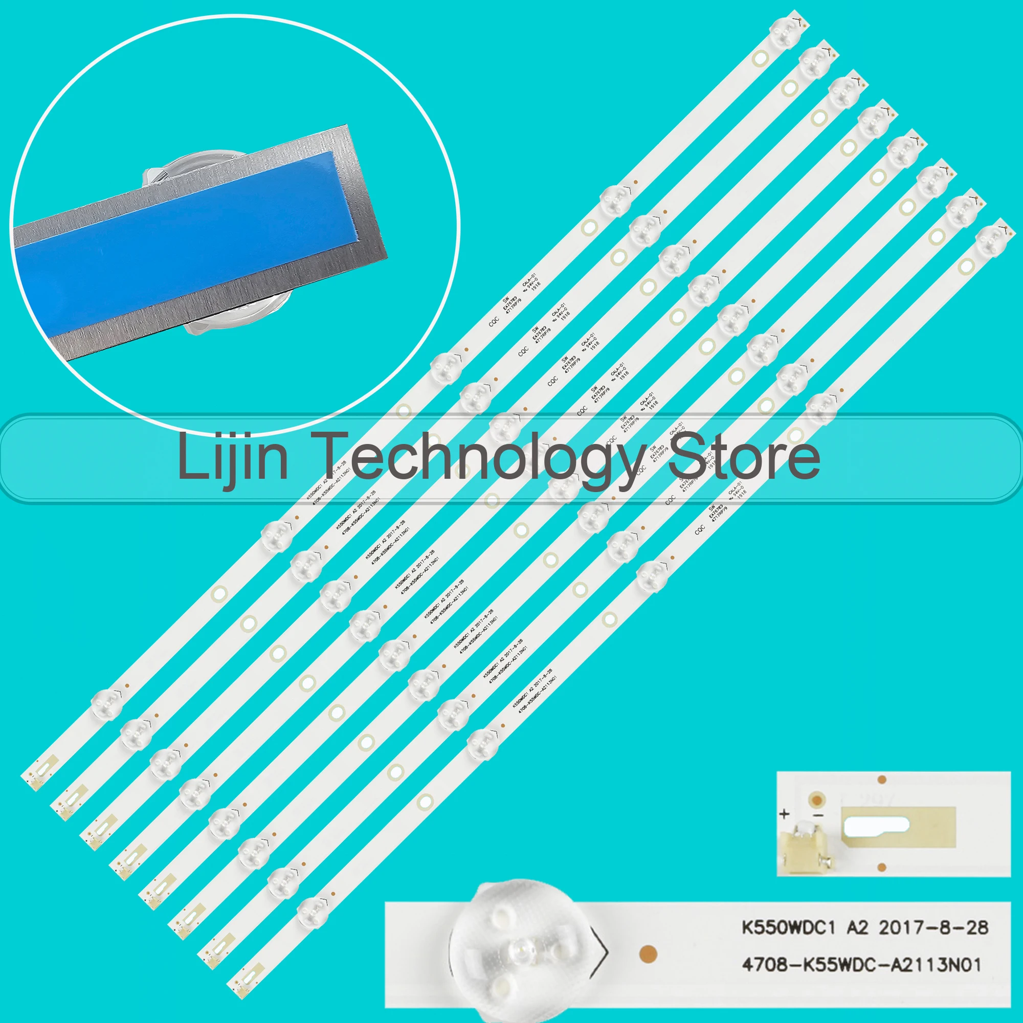LED strip For 55K05 55U5080 55PUF6092 55U5855EC K550WDC1 A2 K550WDC2 4708-K55WDC-A1113N01 K550WD-A2113N01 471R1P79
LED strip For 55K05 55U5080 55PUF6092 55U5855EC K550WDC1 A2 K550WDC2 4708-K55WDC-A1113N01 K550WD-A2113N01 471R1P79