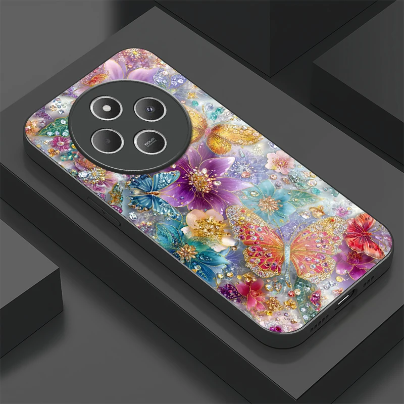 Чехол для телефона с цветочным узором в виде бабочки для Xiaomi Redmi 10 Prime 11A 10C 10 15C 15 14C 13C 13 12 12C 11, противоударный стеклянный чехол
Чехол для телефона с цветочным узором в виде бабочки для Xiaomi Redmi 10 Prime 11A 10C 10 15C 15 14C 13C 13 12 12C 11, противоударный стеклянный чехол