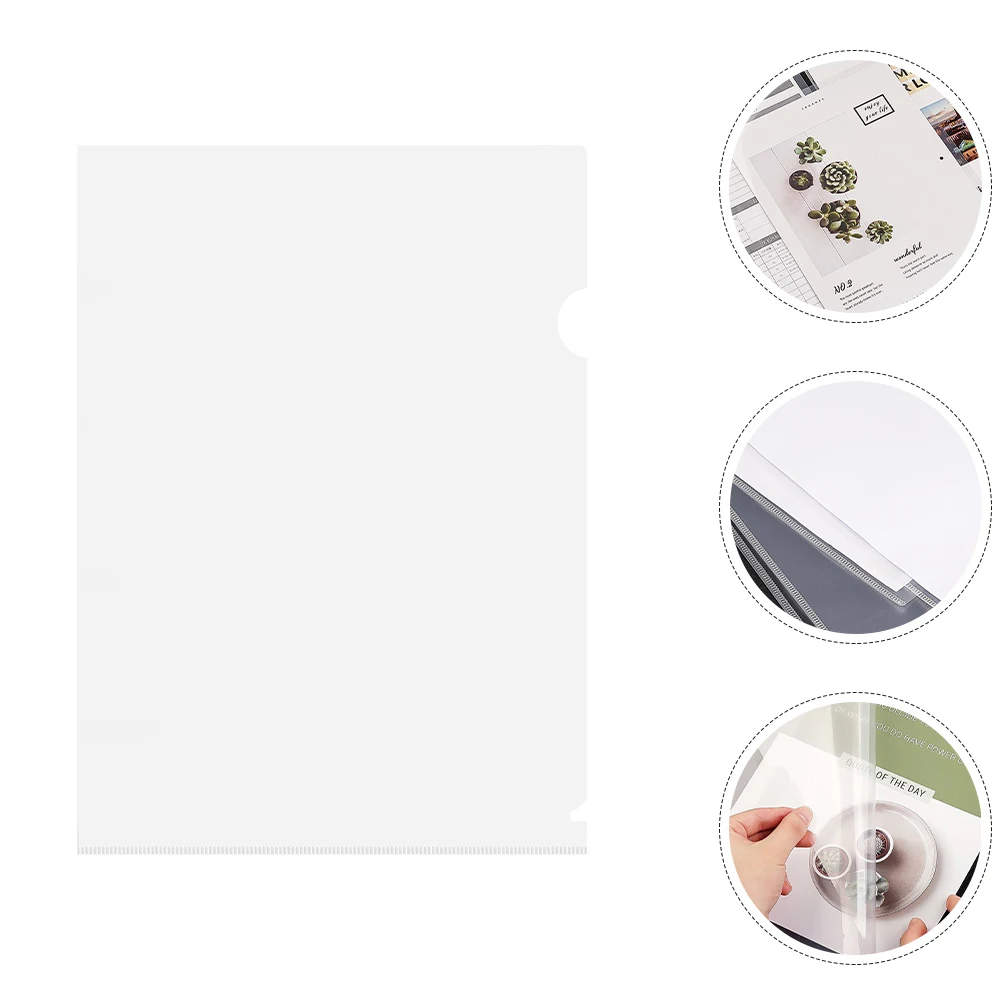 40 Pcs Folder Document Protectors Clear Plastic Folders Business File Paper Sleeves Pp
40 Pcs Folder Document Protectors Clear Plastic Folders Business File Paper Sleeves Pp