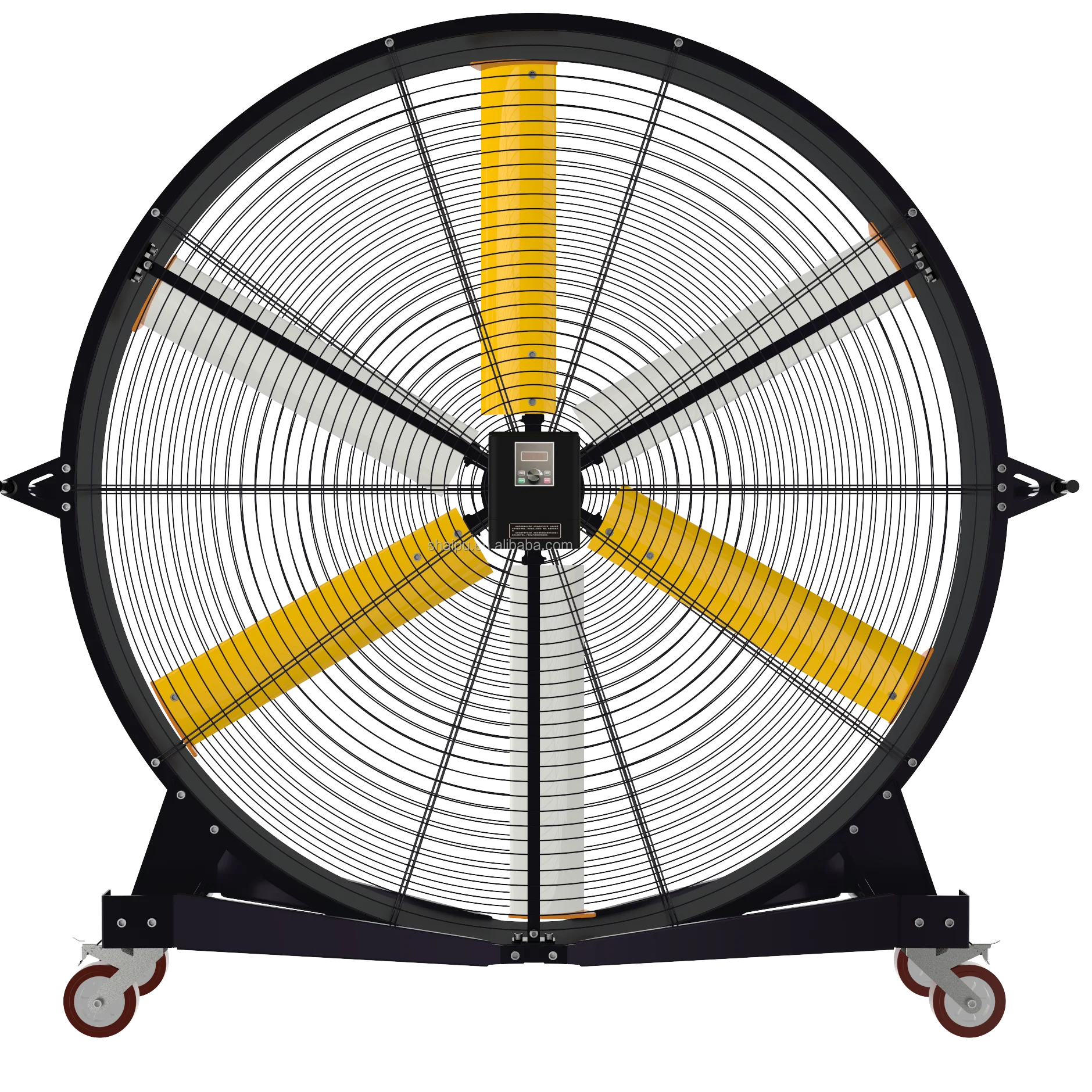 1500mm 5FT High Velocity Industrial Pedestal Fan Floor Fan Cooling Gym Portable Quiet Metal Brushless Motor Ceiling Fan 3 Years 
1500mm 5FT High Velocity Industrial Pedestal Fan Floor Fan Cooling Gym Portable Quiet Metal Brushless Motor Ceiling Fan 3 Years