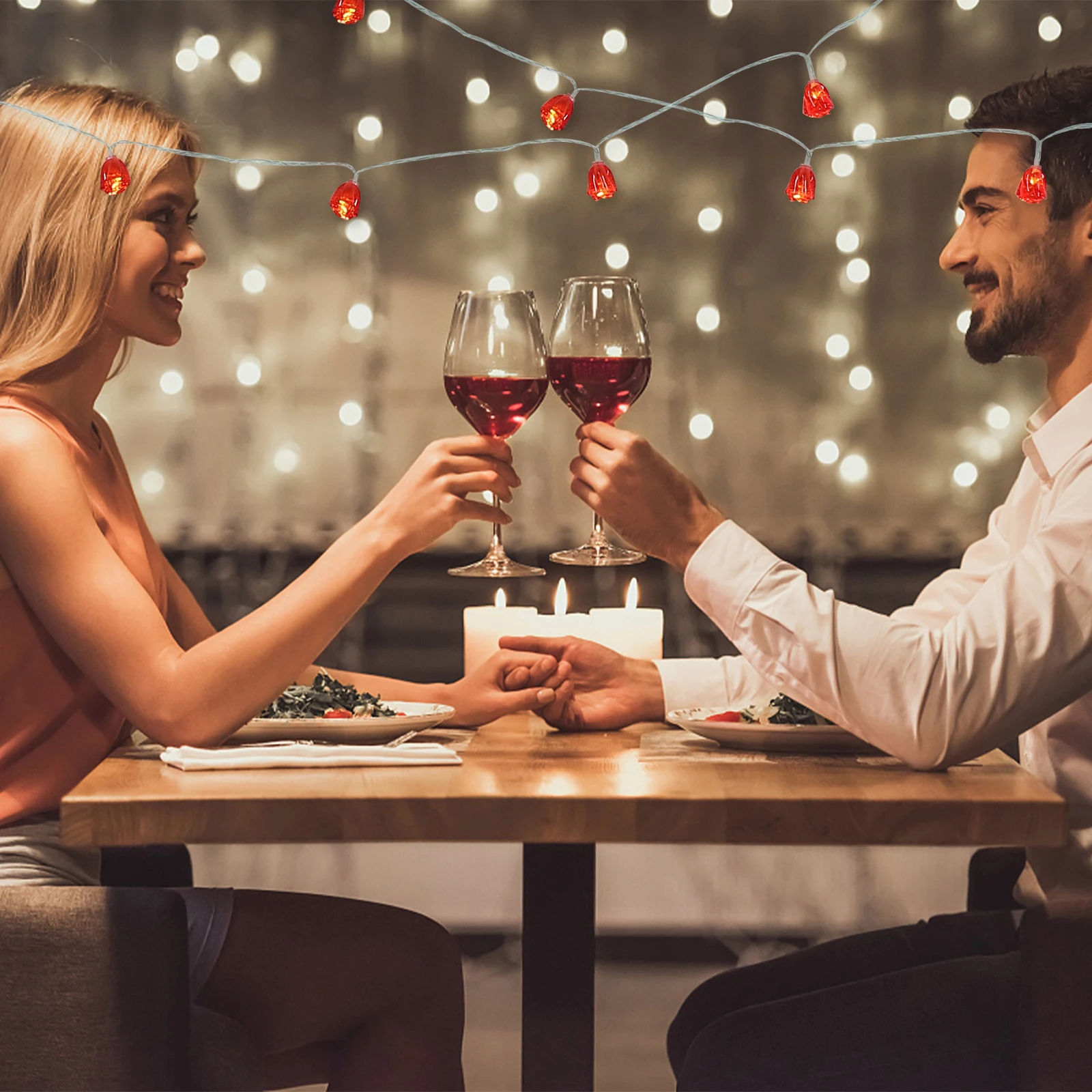 1Pcs Rose LED String Lamp Valentine's Day Decorative LED Rose Shape Lights for Party Wedding Indoor Outdoor
1Pcs Rose LED String Lamp Valentine's Day Decorative LED Rose Shape Lights for Party Wedding Indoor Outdoor