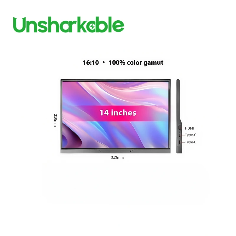 Портативный игровой монитор UNSHARKABLE, 100% цветной гейт 16:10, сенсорный экран, 2,5K HDR, внешний дисплей для переключателя ноутбука, мобильного офиса
Портативный игровой монитор UNSHARKABLE, 100% цветной гейт 16:10, сенсорный экран, 2,5K HDR, внешний дисплей для переключателя ноутбука, мобильного офиса