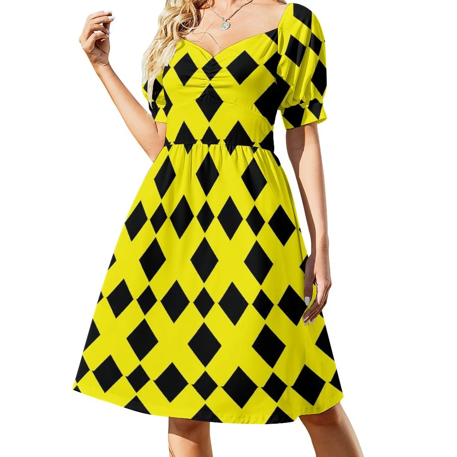 black and yellow pattern Short-Sleeved Dress ladies dresses for women 2025 dress summer women's summer dress 2025
black and yellow pattern Short-Sleeved Dress ladies dresses for women 2025 dress summer women's summer dress 2025