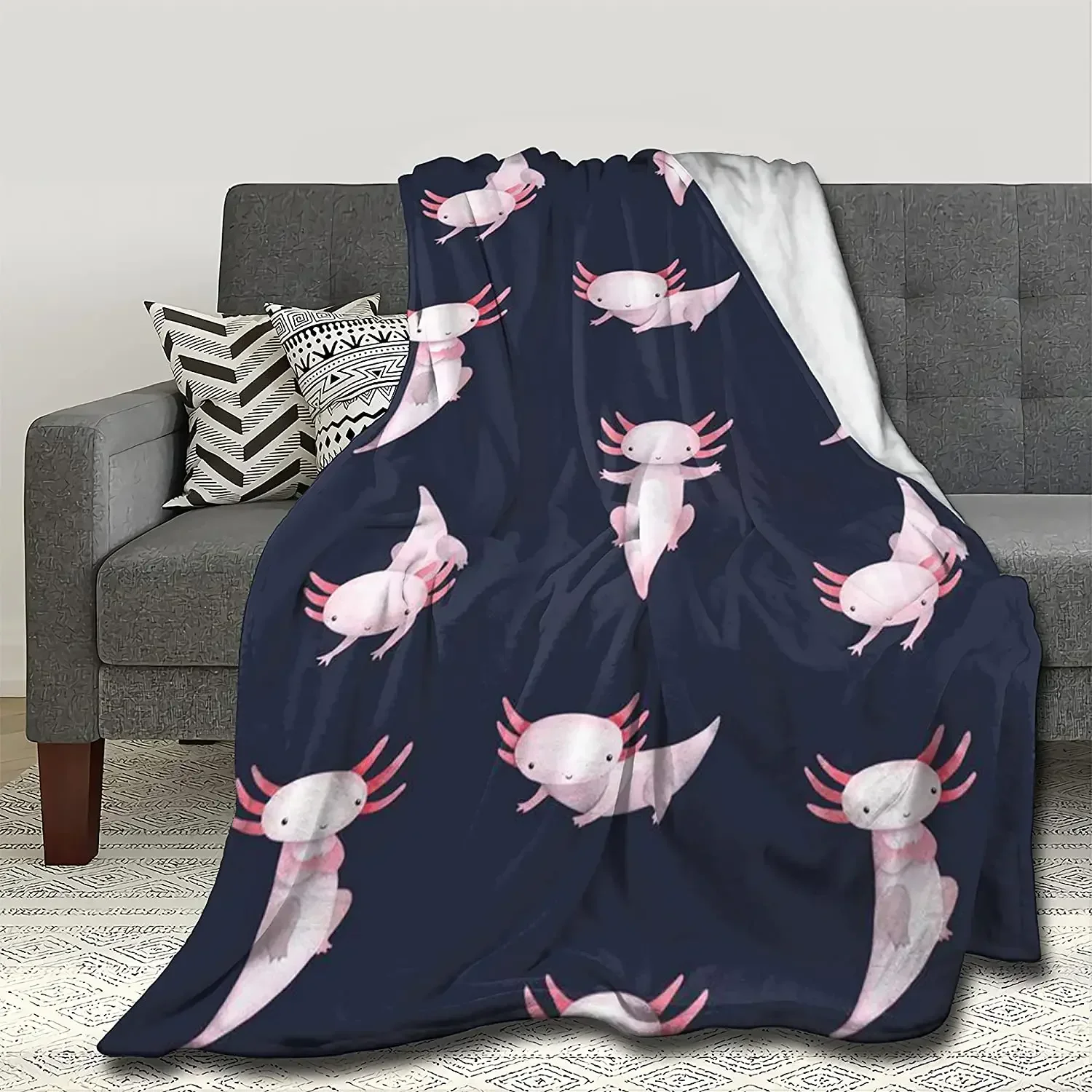Salamander Pattern Throw Blanket Light Weight Blanket for Living Room Bedroom Kidsroom Warm Blanket Gift
Salamander Pattern Throw Blanket Light Weight Blanket for Living Room Bedroom Kidsroom Warm Blanket Gift