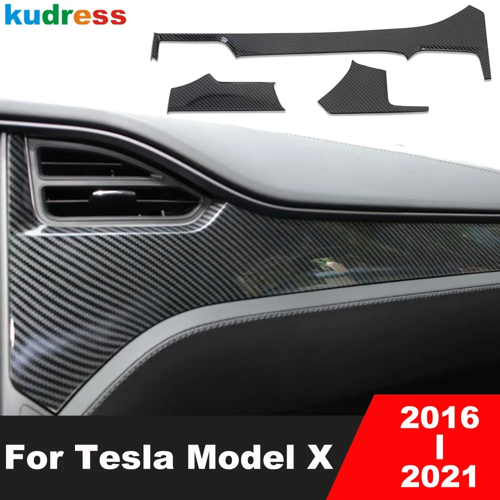 Car Center Console Dashboard Panel Cover Trim For Tesla Model X 2016 2017 2018 2019 2020 2021 Carbon Fiber Interior Accessories
Car Center Console Dashboard Panel Cover Trim For Tesla Model X 2016 2017 2018 2019 2020 2021 Carbon Fiber Interior Accessories