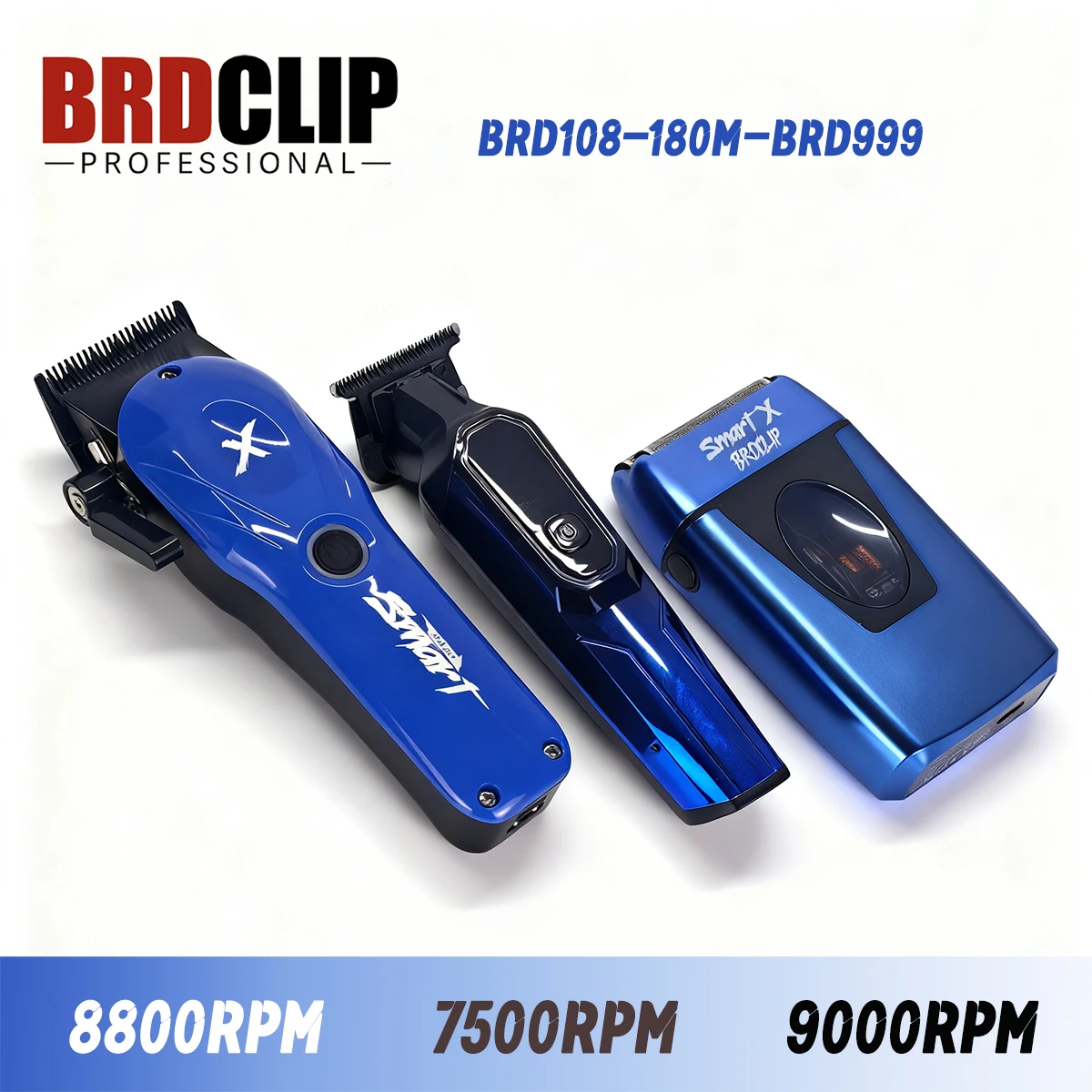 Professional Barbershop Hair Clipper BRDCLIP 108 8800RPM Hair Trimmer 180M 7500RPM Shaver Magnetic levitation motor 999 9000RPM
Professional Barbershop Hair Clipper BRDCLIP 108 8800RPM Hair Trimmer 180M 7500RPM Shaver Magnetic levitation motor 999 9000RPM