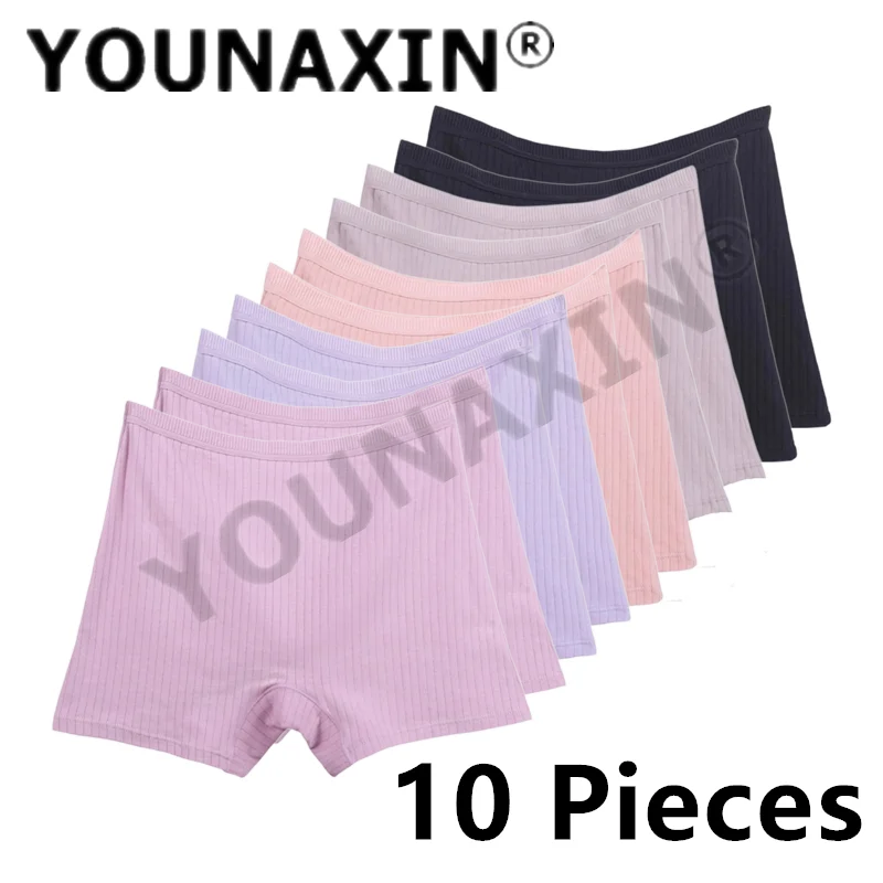 YOUNAXIN 10 Pieces Women Boxer Shorts Plus Size Lingerie Cotton Undies Underwear Large Panties XL 2XL 3XL 4XL 5XL 6XL Wholesale
YOUNAXIN 10 Pieces Women Boxer Shorts Plus Size Lingerie Cotton Undies Underwear Large Panties XL 2XL 3XL 4XL 5XL 6XL Wholesale