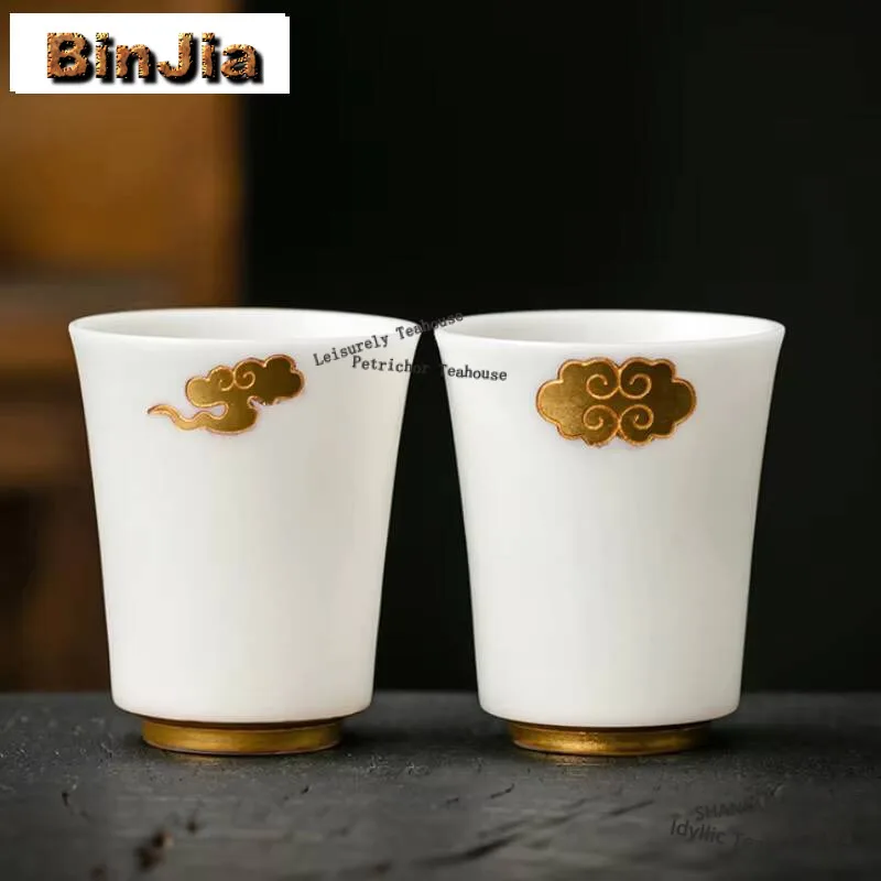 70 мл ледяные семена овец жира Нефритовая фарфоровая чайная чашка с простым огнем благоприятные облака мастер чашка позолоченная белая Личная чайная кружка посуда для напитков
70 мл ледяные семена овец жира Нефритовая фарфоровая чайная чашка с простым огнем благоприятные облака мастер чашка позолоченная белая Личная чайная кружка посуда для напитков