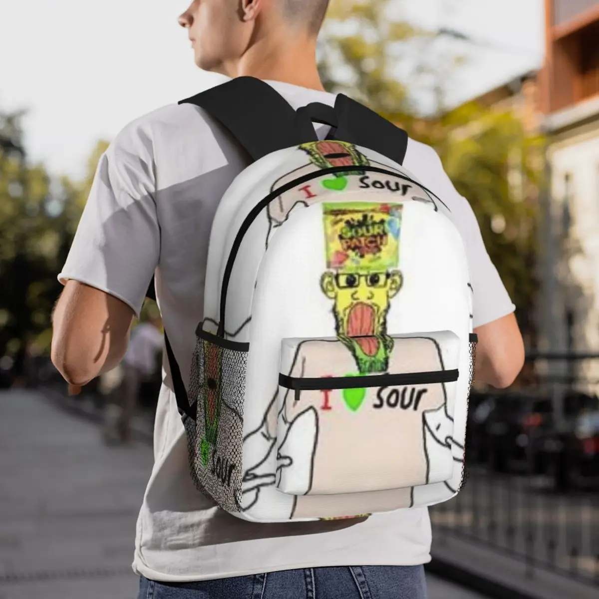 Wojak Soyjak Sourjak I Love Sour Backpack Daypack Large Capacity Children BookBag School Bag Shoulder Bags for Men Women
Wojak Soyjak Sourjak I Love Sour Backpack Daypack Large Capacity Children BookBag School Bag Shoulder Bags for Men Women