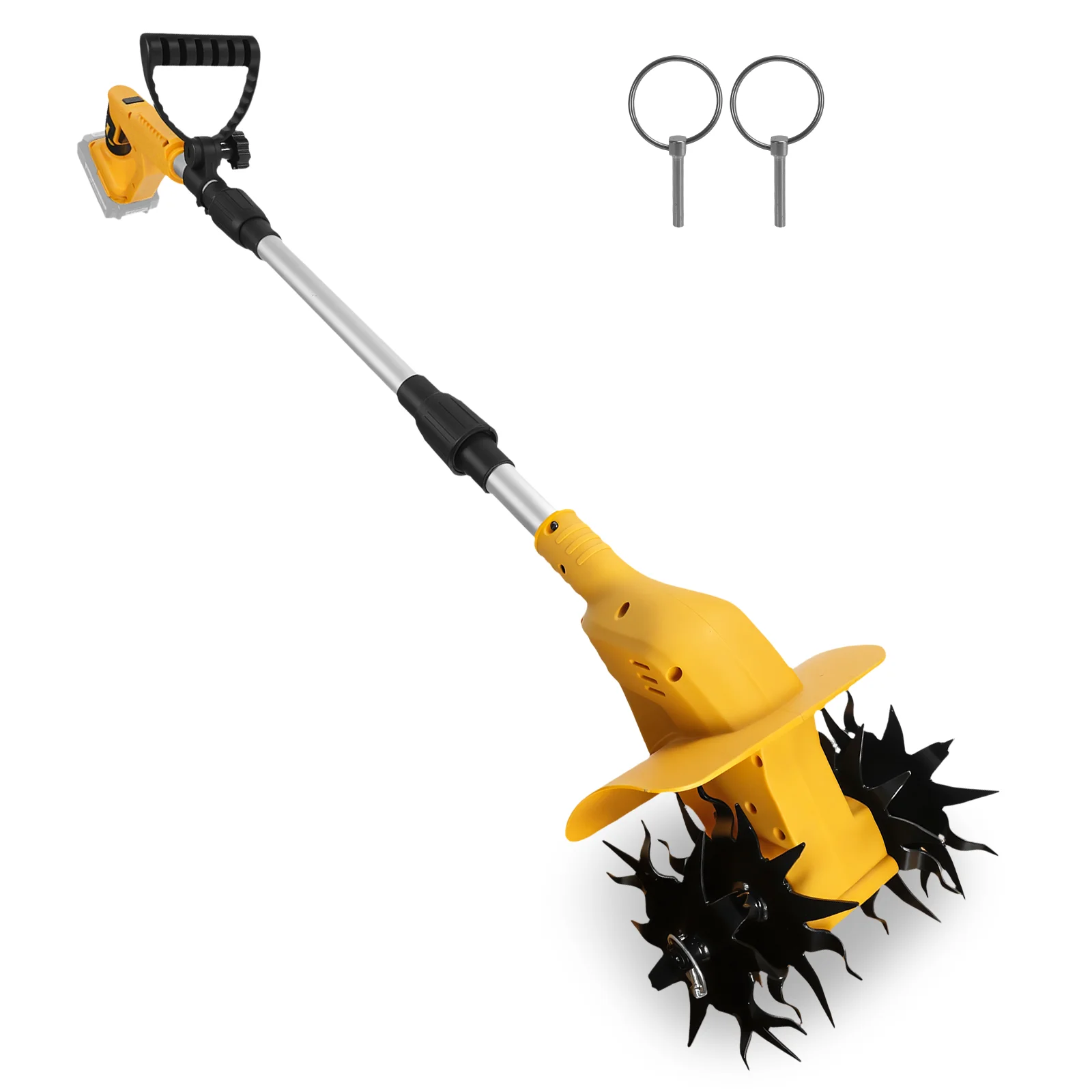 LaiPuDuo Cordless Tiller Cultivator 330RPM Brushless Electric Rototiller Portable Garden Tiller Fit for Dewalt 20V Battery Pin
LaiPuDuo Cordless Tiller Cultivator 330RPM Brushless Electric Rototiller Portable Garden Tiller Fit for Dewalt 20V Battery Pin