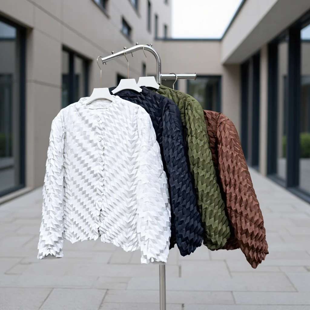 Miyake Pleated Winter 2025 New Cotton Coat Jacket Women's Hand-pressed Folding Fashion High-class Sense of Cotton Women Pleated
Miyake Pleated Winter 2025 New Cotton Coat Jacket Women's Hand-pressed Folding Fashion High-class Sense of Cotton Women Pleated