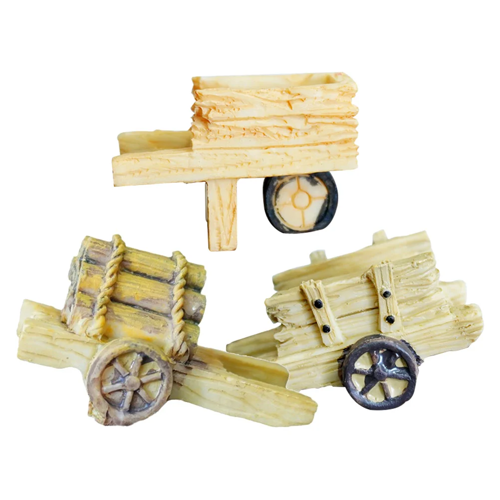 3 Pcs Micro-landscape Wheelbarrow Plants Indoor Planter Cart Sports Outdoor Garden Mobile Flower Resin for Decorations Patio
3 Pcs Micro-landscape Wheelbarrow Plants Indoor Planter Cart Sports Outdoor Garden Mobile Flower Resin for Decorations Patio
