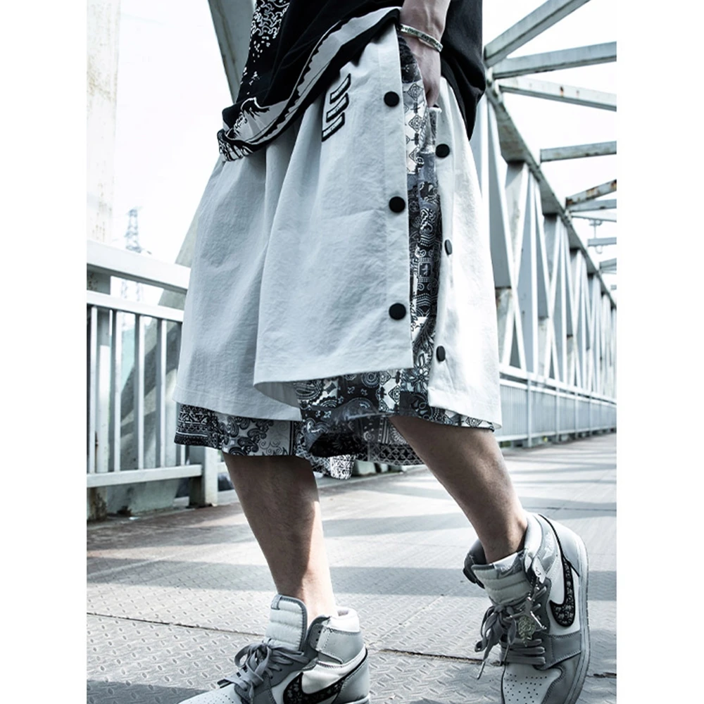 AOGZ Loose High Street Sports Basketball Shorts Pants Men Streetwear Harajuku Knee Length Pants Loose Casual Shorts Summer
AOGZ Loose High Street Sports Basketball Shorts Pants Men Streetwear Harajuku Knee Length Pants Loose Casual Shorts Summer